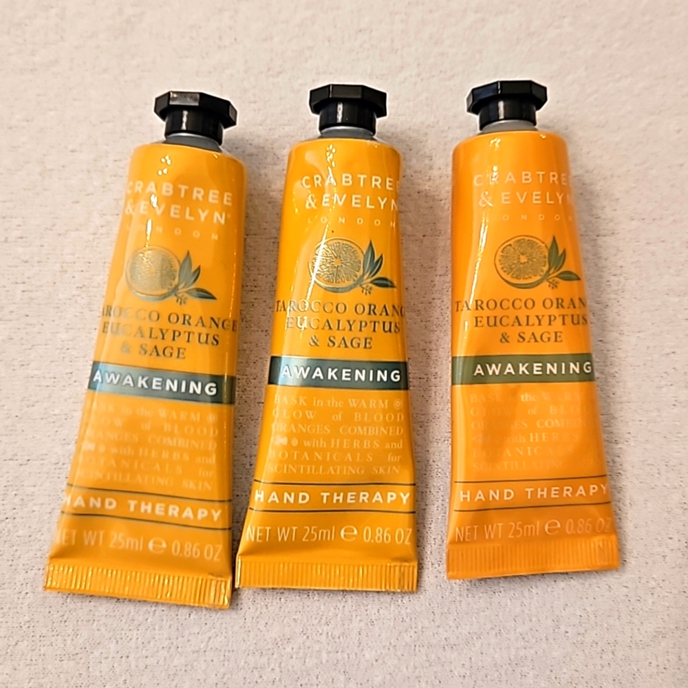 Crabtree & Evelyn 3 Tarocco Orange Eucalyptus & Sage